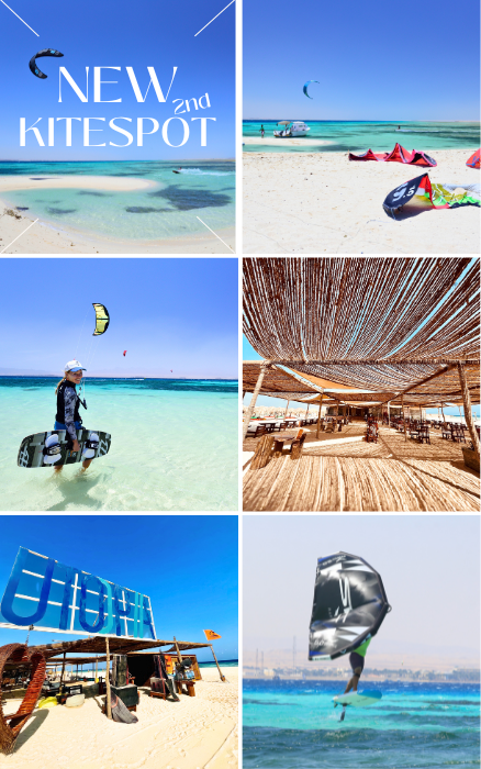 Kitesurfer am exklusiven KiteHouse Inselspot in Somabay - perfekte Bedingungen für Kitesurfer und Windsurfer
