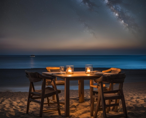 Traditional oriental mezze menu with a variety of appetizers at The Breakers Somabay.